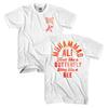 Muhammad Ali zweef als een vlinder, prik als een bij Heren T-shirt Cassius Clay