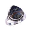 Natural Pietersite Gemstone Handmade 925 Solid Sterling Silver Ring Size 9 o5d16