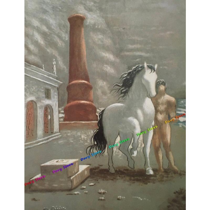 Giorgio De Chirico Pósteres Abstractos Vintage Obras de Arte Pintura Surrealista en Lienzo Impresiones Arte de Pared Imagen Sala de Estar Decoración del Hogar