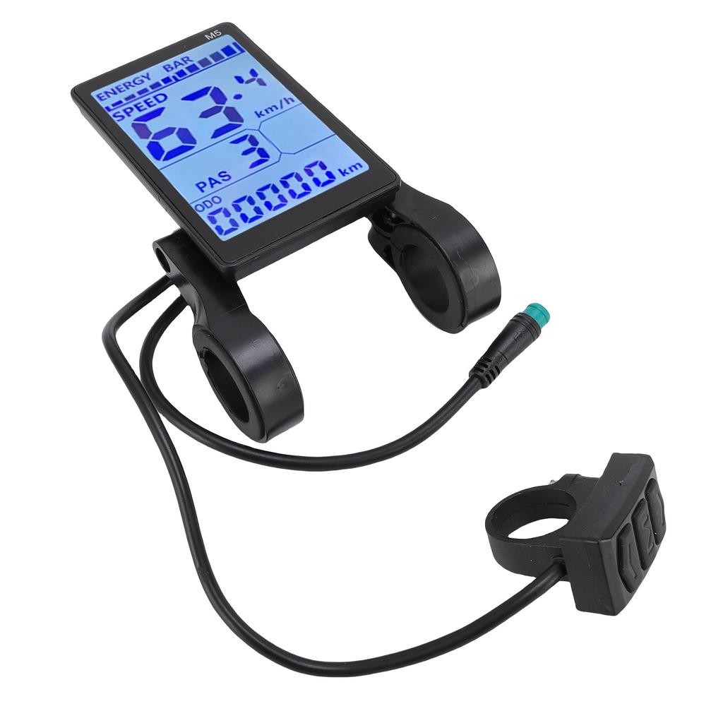 Electric Bike LCD Display Water Proof 5 Pin Electric Scooter M5 LCD Panel Screen for 22.2mm Handlebar