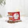 Iron Gift-Box Decoration Miniature Metal Christmas Painted
