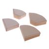 100X Eco-Friendly Unbleached Original Wooden Hand Drip Paper Coffee Filter Bag
