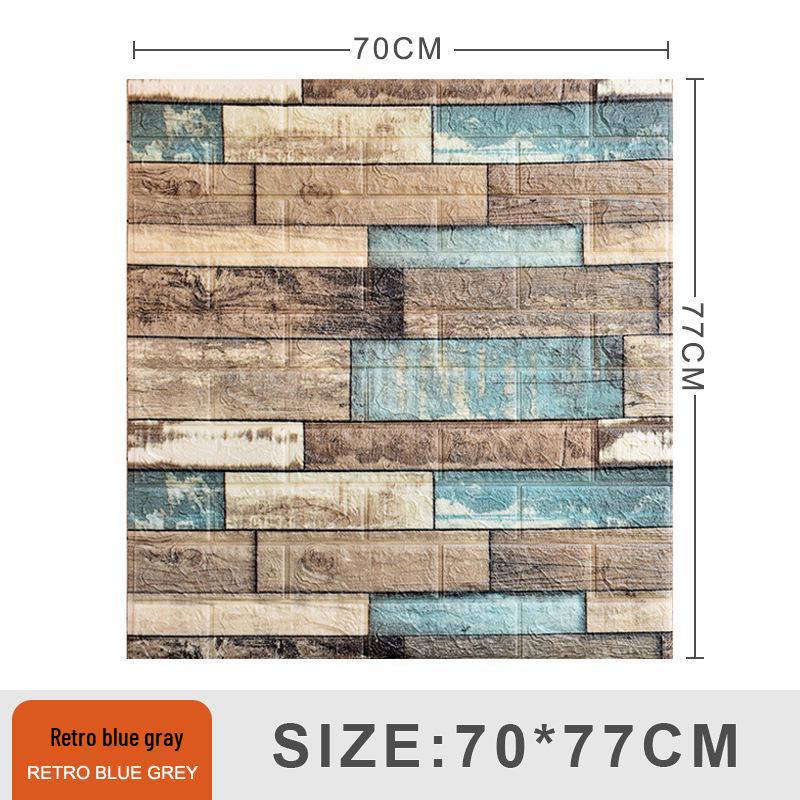 

Самоклеящиеся 3D-обои из пеноматериала - Противоударные, Водонепроницаемые, Влагостойкие обои для украшения спальни 3mm Standard Enhanced