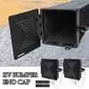 RV Bumper End Cap Pipe Protector 2 Pieces Sewer Hose End Caps Wear-Resistant Protective Plug Replacement Parts For 4-Inch Square