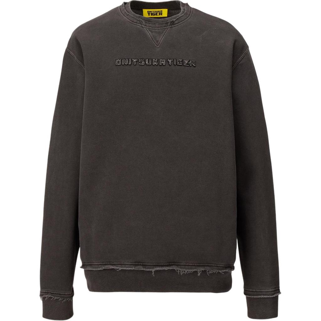 Onitsuka Tiger Long Sleeve Crew Neck Drop Shoulder Sweatshirt Unisex sweatshirt 2181B021-001