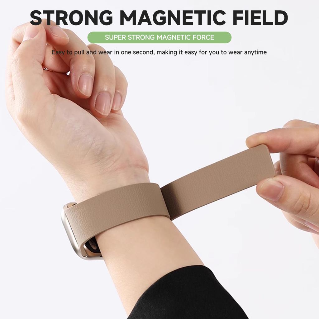 18mm 20mm 22mm Silicone Magnetic Loop Strap For Samsung Galaxy Watch 7/6/5/4 Active 2 Amazfit Bracelet HUAWEI Watch GT 2e 3 Band
