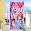 Kpop Demon Hunter Beach Towel Quick-Dry Soft Microfiber Comfortable Lightweight Suitable for Swimming, Gym, Camping, Yoga Vacation