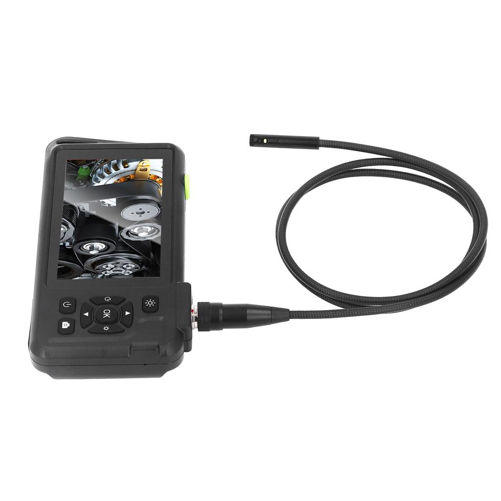 Handheld Industrial Endoscope 4.5in Screen HD 1080P 7.9mm Dual Lens Borescope Inspection Camera for Pipeline