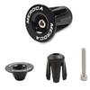 1 Pair Mountain Road Bike Handlebar End Plugs Color Aluminum Alloy Handle Bar End BMX MTB Bike Grip Cover Bicycle Accessories