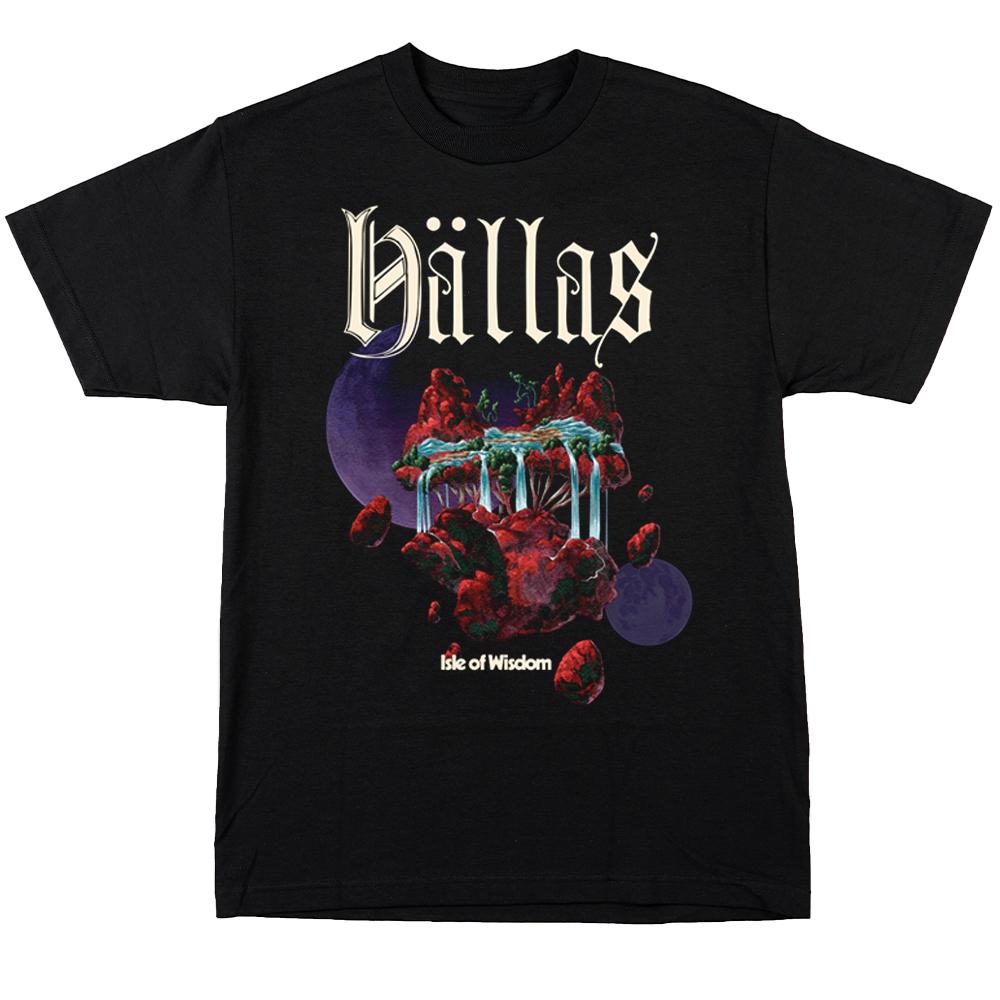 H?llas Isle of Wisdom Band T-Shirt 100% Cotton Graphic Tee Men Women Summer Streetwear Top S разноцветный