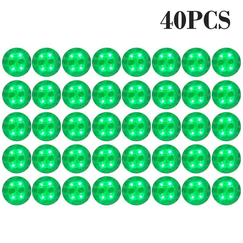 100Pcs LED Tableware Mat Cup  Luminous Sticker Colorful Flashing Bottle Sticker Light-emitting Coaster Stall Bar Light