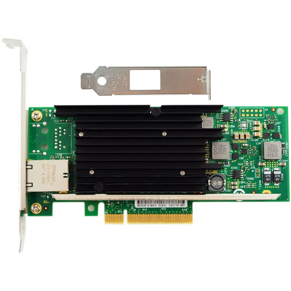 10GBE PCI-E network card with RJ45 interface, X540-T1 server NIC with X540AT2 chip, new