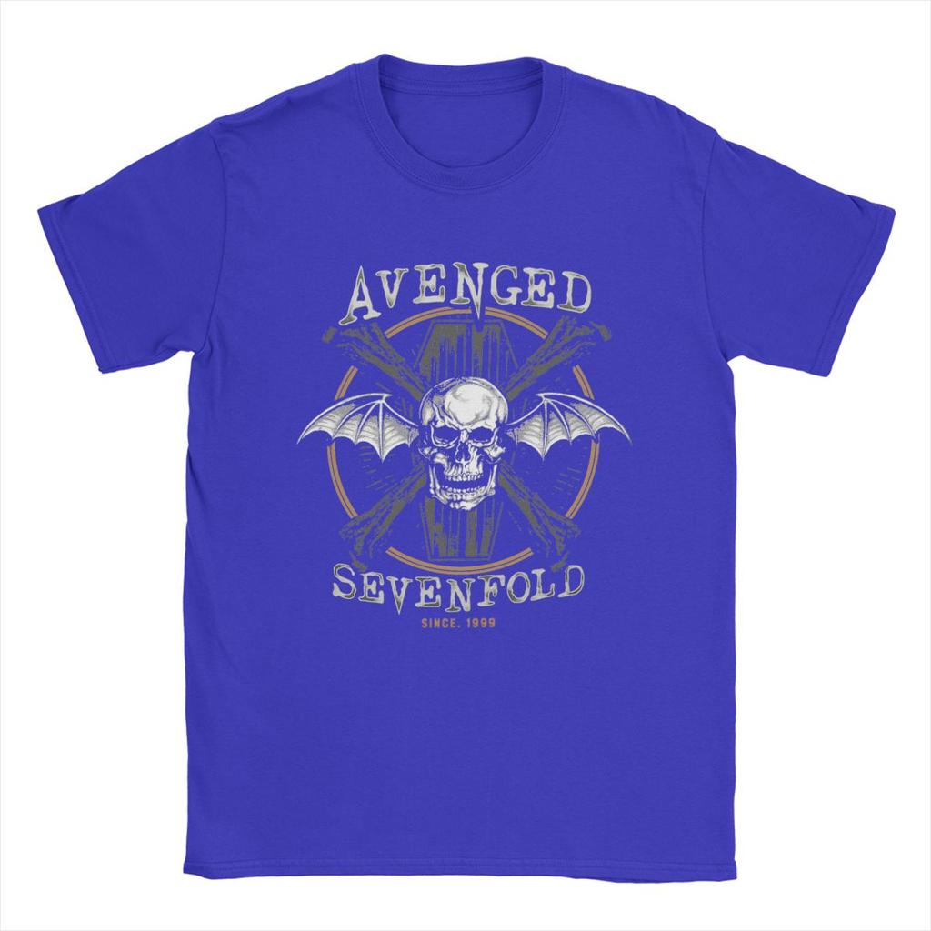 Tricouri Bărbați Avenged Sevenfold Awesome Tricouri din Bumbac Pur Mânecă Scurtă Tricou Gât Rotund Îmbrăcăminte Vară