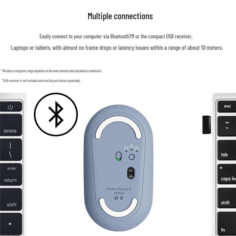 Logitech Pebble 2.0 Wireless Bluetooth Silent Mouse