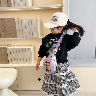 New Little Boy Nezha Breast Bag, Boy Baby Going Out, Light Messenger Bag, Girl Cute Cartoon Change Bag