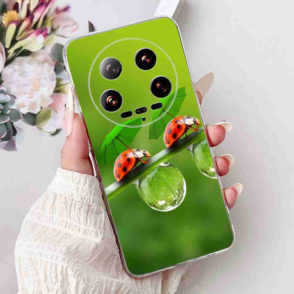 Case For Xiaomi 14 Ultra Butterfly Silicone Soft Phone Cover For Xiaomi Mi 14 Mi14 Ultra Shockproof Back Fundas Xiaomi 14Ultra