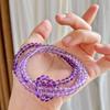 4Mm Natural Amethyst Multi-Layer Atmosphere Bracelet Bracelet.