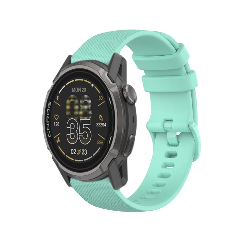 20/22mm Soft Silicone Strap for COROS APEX 4 42mm PACE Pro/4 CMF Watch 3-2 Pro Comfortable Band for Suunto Vertical 2 Race 2/Run