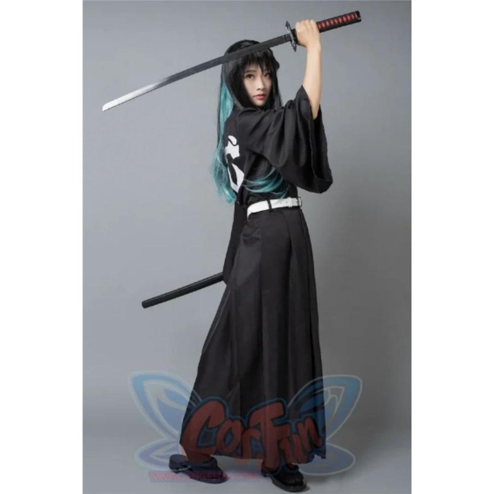 Anime Kimetsu No Yaiba Tokitou Muichirou Cosplay Kostuums Kisatsutai Uniform Pruik Halloween Kostuum Volwassen Kids