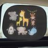 Kids Window Shade For Car Cartoon Sunshade For Automotive Foldable Heat Blocking Car Window Sun Shade For Daily Driving Travel