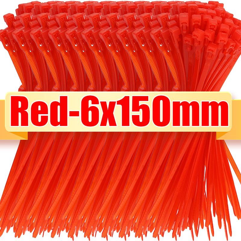 1000/100pcs Releasable Nylon Cable Ties Reusable Self-locking Cables Tie Binder Lock Slipknot Wraps Strap Zipper Ties Organizer