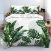 Simple Turtle Leaf 3D Printing Grinding Advanced Sense Three-Piece Quilt Cover Dormitory Three-Piece Bedding