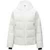 Basic Sports Series Solid Color Comfortable Fashion Down Jacket Women Outerwear Bright-White P424W073-0019