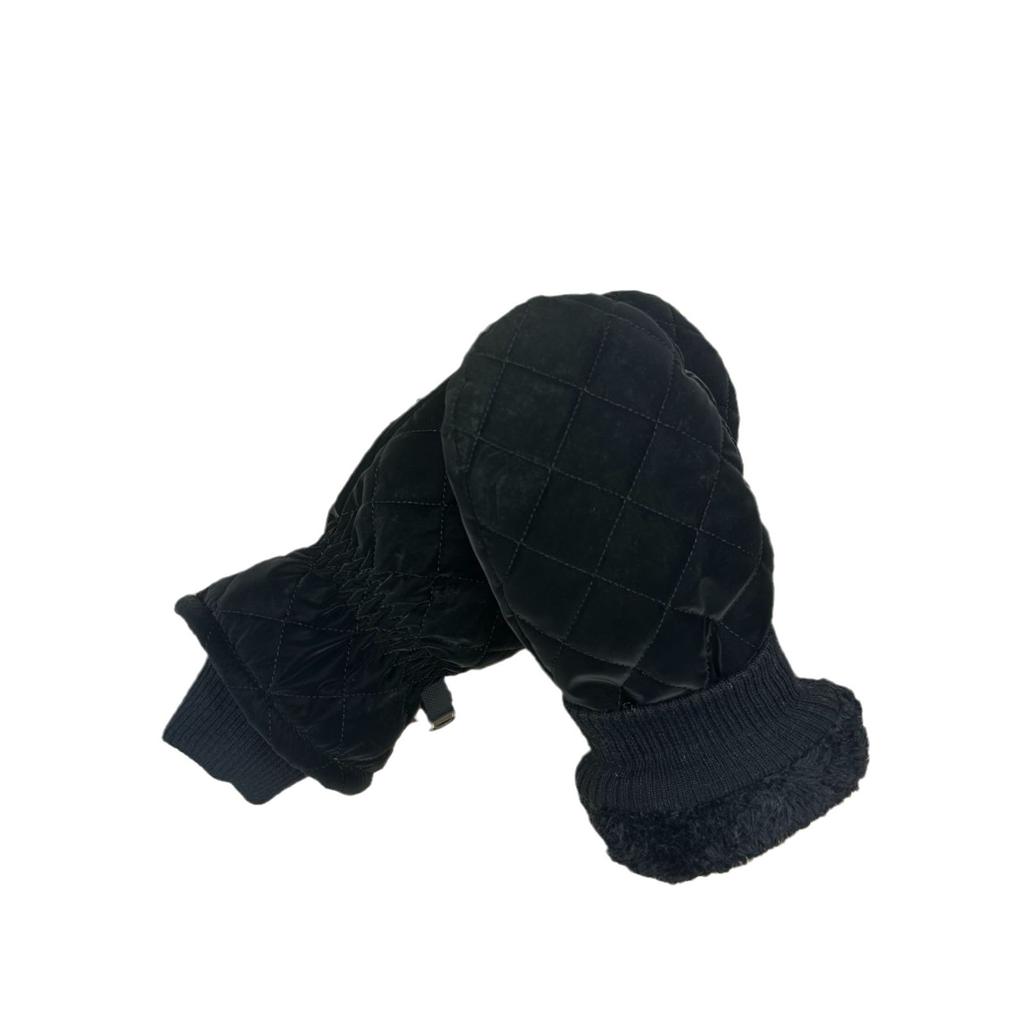 Handschuhe Damen Hand gefüllt verdickt warm Radfahren Elektrofahrzeug winddicht kältebeständig Ski Fäustlinge