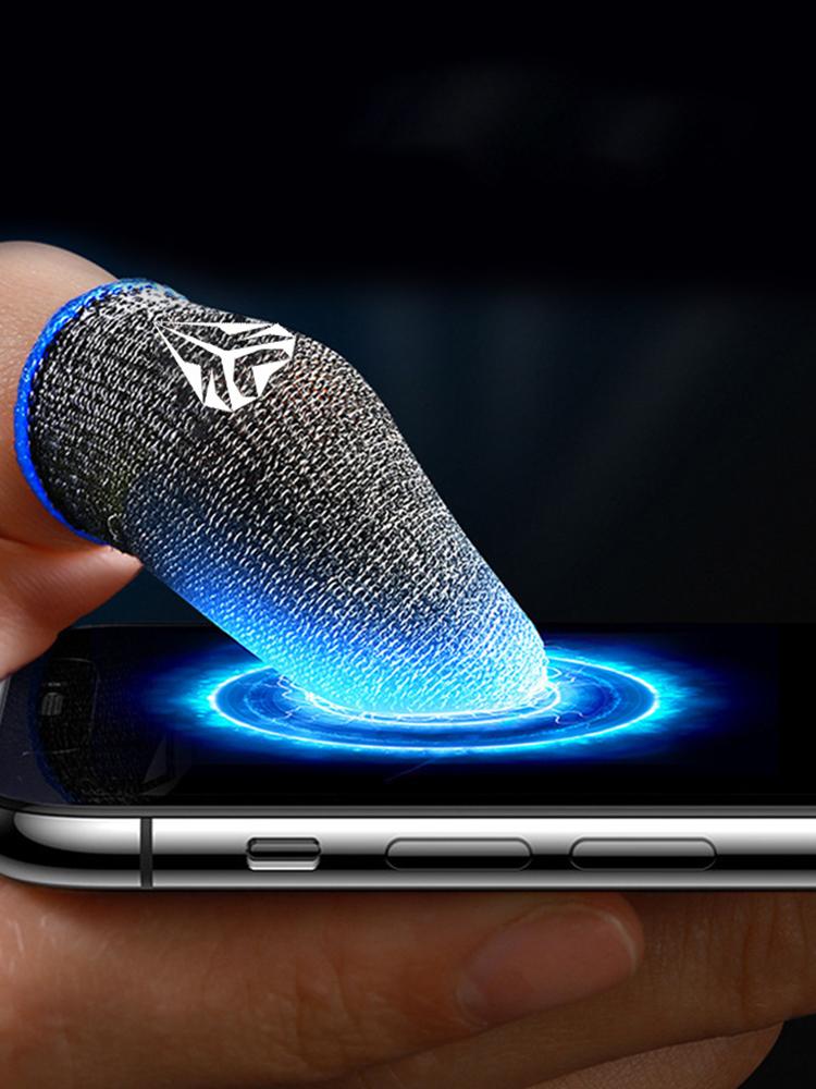 4pcs/2pcs Mobile Game Controller Fingertip Gloves Phone Game Fingertip Cover Anti-Sweat Finger Sleeve for PUBG