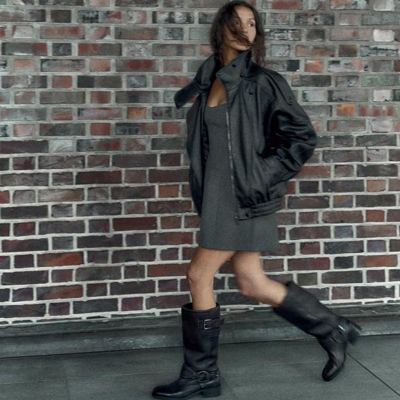 Za Foreign Trade New Women clothes ZR Western Style Versitile Fashion Sexy Sling Short Dress 9233230