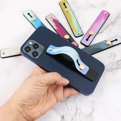 Silicone Retractable Mobile Phone Finger Ring Holder Push-pull Bracket Grip Portable Folding Desktop Bracket for IPhone14 Xiaomi