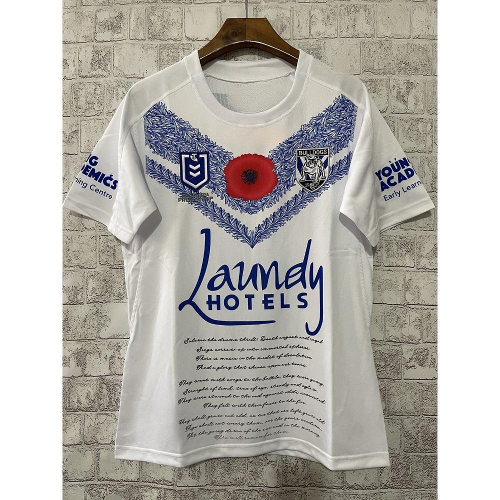 Summer Men's Bestseller Canterbury-Bankstown Bulldogs Rugby Training T-shirt, A Breathable Sports Top for Both Men and Women
