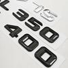3D ABS Car Letters Badge Sticker Rear Trunk Logo SL350 SL400 SL500 Emblem For Mercedes Benz SL350 SL400 SL500 R230 R231 R129 RL2