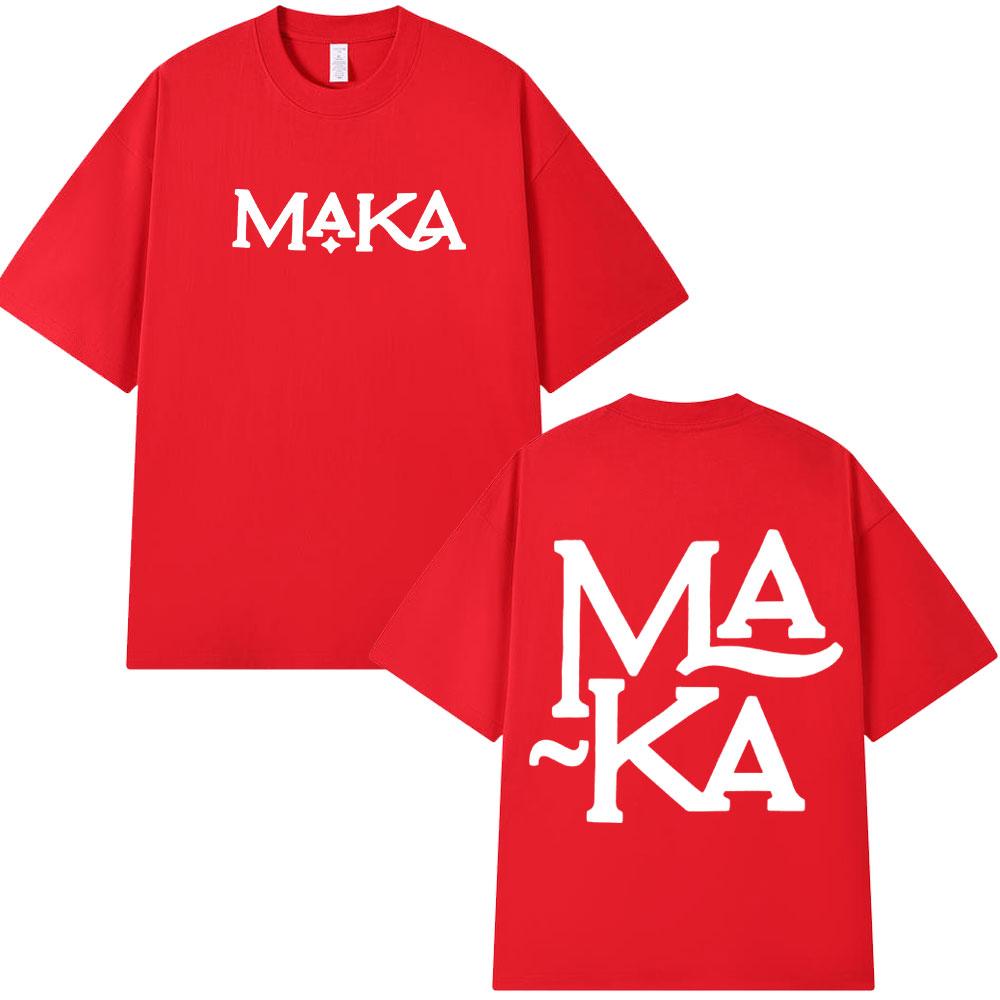 Rapper Maka Logo Merch T-shirts Men Women Clothing Fashion Hip Hop Retro T-shirt Cotton Comfort Short Sleeve T Shirt Streetwear