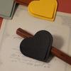 10 Pcs Bible Bookmarks Page Marker PU Leather Bookmarks Heart Shaped Page Marker Simple Book Markers Reading Supplies