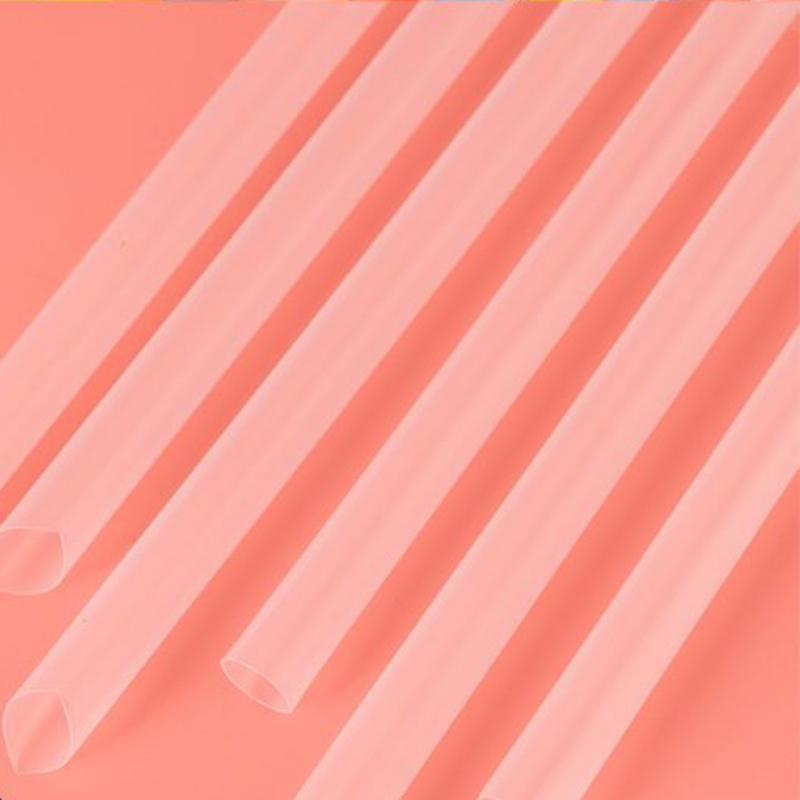 100Pcs Disposable Plastic Straws Juice Drinks Milk Tea Bubble Tea Drinking Wide Independent Packaging Drinking Straw
