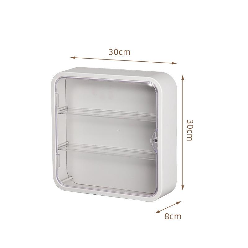 Wall-Mounted Dustproof Display Rack for Pop Mart Figurines