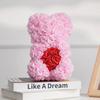 1PC Artificial Flower Eternal Rose Teddy Bear Mother's Day Birthday Valentine's Day Anniversary Gift Home Decoration