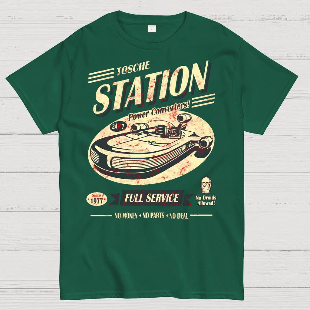 Tosche Station Classic Cotton Summer Casual Cool Loose T-Shirt