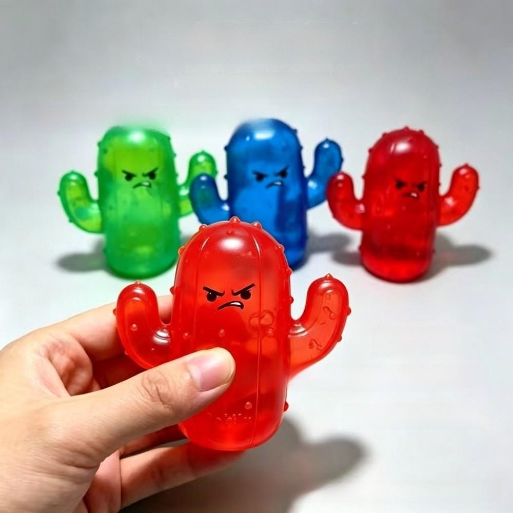 Angry Cactus Squeeze Squishy Toys Mini Stress Relief Toy New Sensory Fidget Toy  For Kids