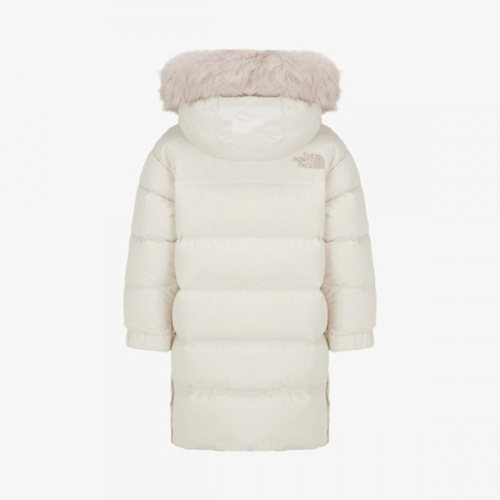 The North Face Kids Explore Down Coat  Rds  White Sand Nc1dr57t