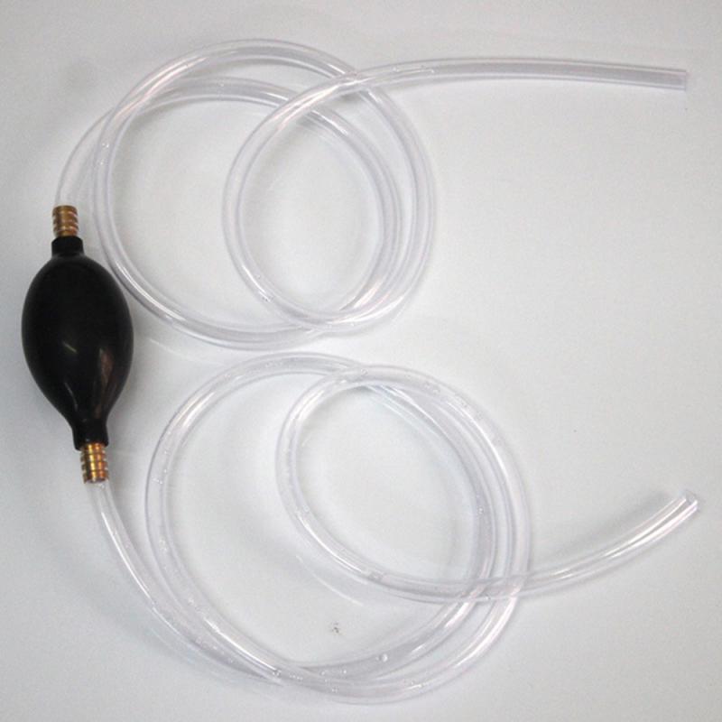 Car Oil Extraction Pipe Transparent PVC Manual Hand Suction Siphon Water Petrol Fuel Gas Diesel Petrol Pipe Pump Car Accessories