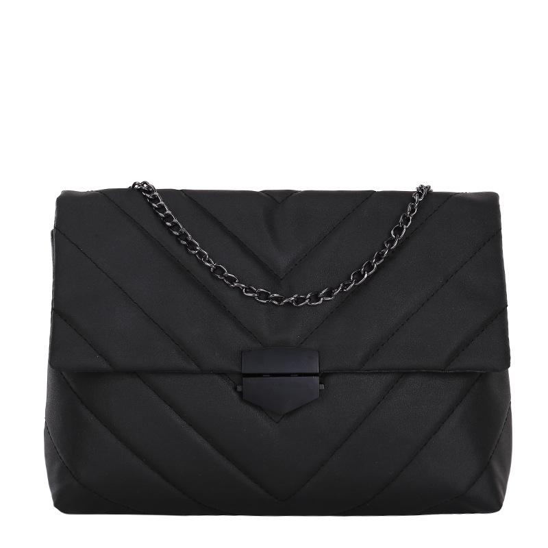 Trendige Retro-Damen-Achseltasche 2025 neue einfache Mode-Kette Umhängetasche ausländischer Stil Rauten-Schulter kleine quadratische Tasche