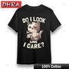 Womens Oversize Tshirt with Sarcastic Cat Graphic Unisex Black 100 Cotton Tee Anniversary Gift TShirt Norway Camisetas Mujer