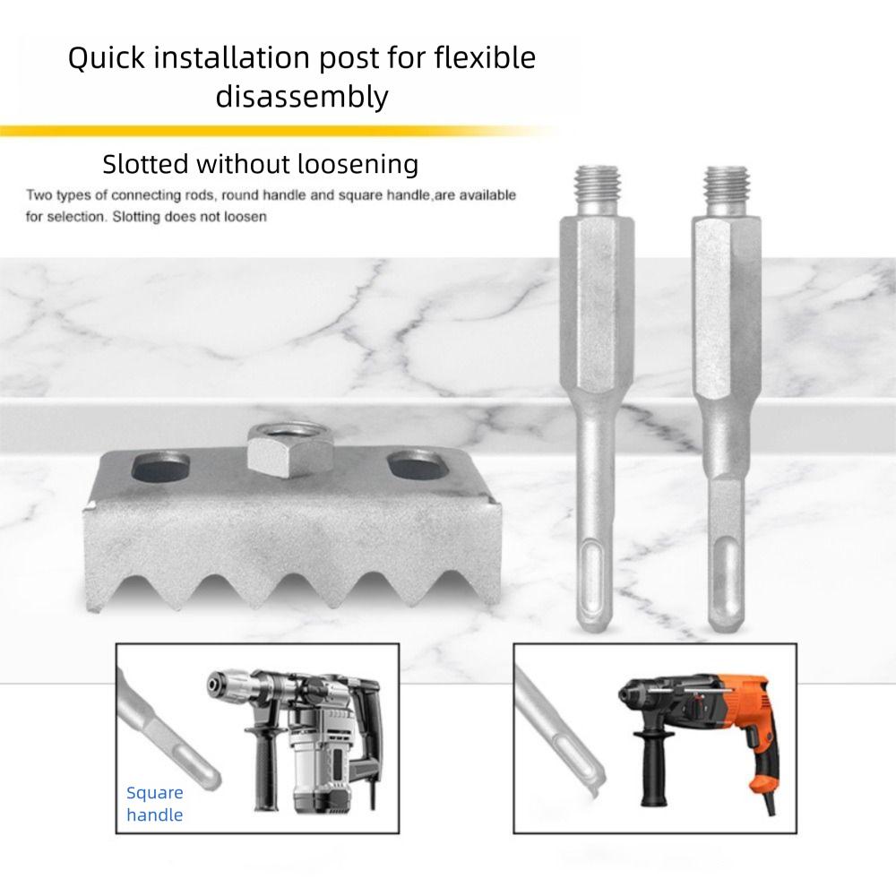 Multi-function Square Hole Punch Drill Square Hole Socket Sloter  For 86-Type Junction Boxes