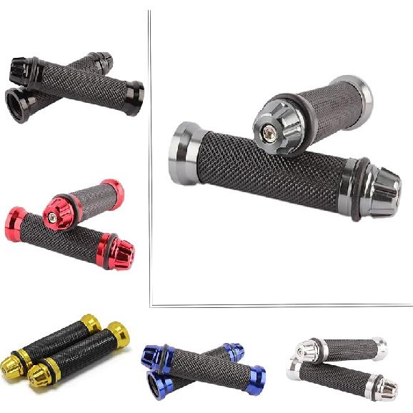 MOTORCYCLE 7/8" HAND GRIPS HANDLE BAR GEL FOR YAMAHA YZF 600 R6 Suzuki GSXR 1000(Black)