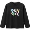 Balabala Girls' Pure Cotton Long Sleeve T-Shirt