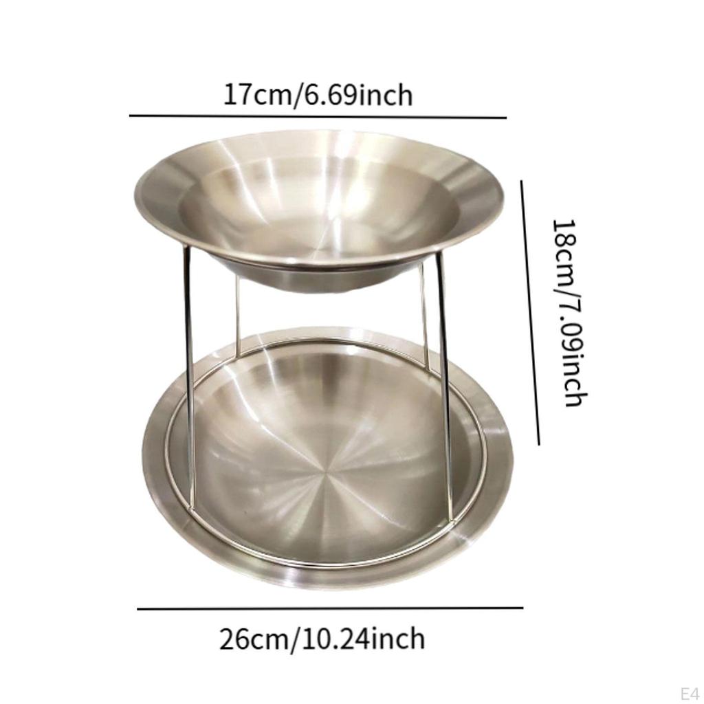 2 Tier Seafood Tray Stand for Kitchen And Events
