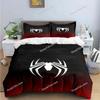 Fashion 3D Exquisite Red Black Spider Anime Digital Printing Bedding Set Duvet Cover Comforter Bed Youth Kids Girl Boys Gift