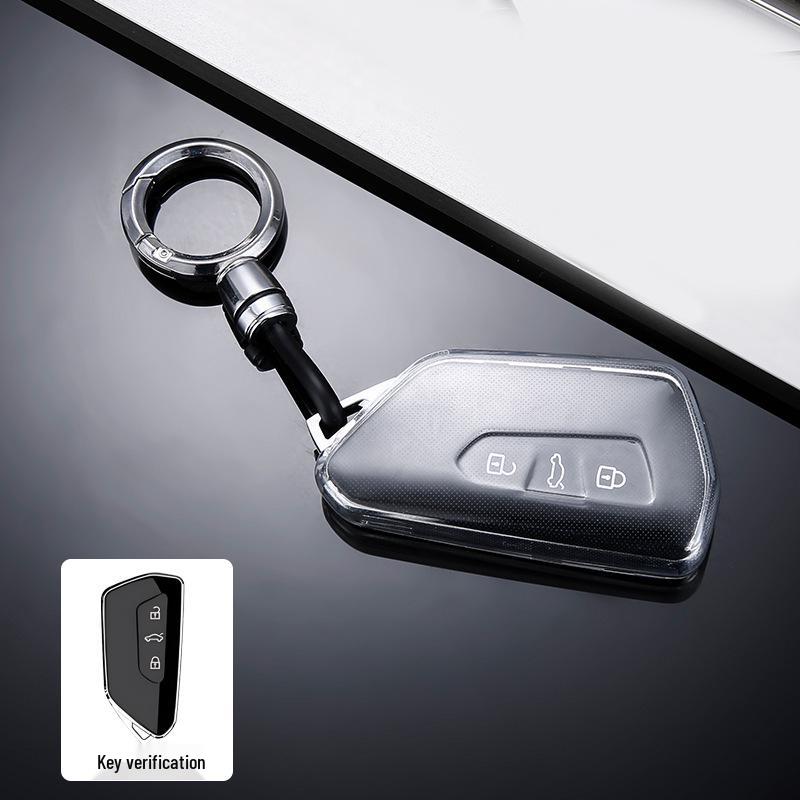 Volkswagen Autoschlüssel TPU Transparente Schutzhülle - Verschleißfest & Sturzsicher